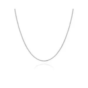 [신세계라이브쇼핑]크리스탈헤이즈 박스 체인 실버 목걸이 40cm