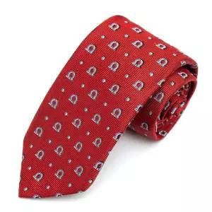 [명품] 페라가모 간치니 자카드 실크 타이 35 0883 03 762041