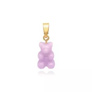 [신세계라이브쇼핑]크리스탈헤이즈 노스텔지아 베어 클래식 라벤더 골드 펜던트 참