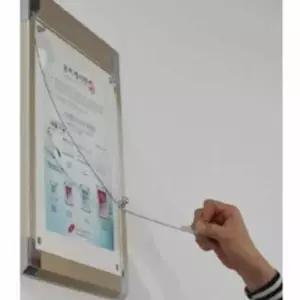 오피스 NCM289M2 자석액자A3 SILVER 아크릴커버형 판넬거치대 벽걸이포스터