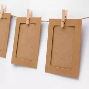 종이액자 EFE530K7 10p세트(3x4) 크라프트 크라프트액자 사진종이액자