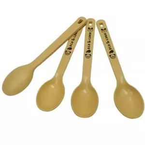 에코인콘 140JPE80 주니어 옥수수 식기 수저 4p 유아 숟가락