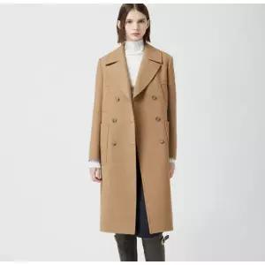 [롯데백화점]씨씨콜렉트 카멜 블렌드 더블 핸드메이드 코트 C254MSG565