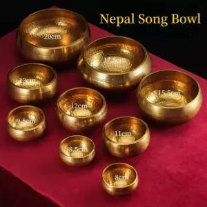 싱잉볼 티베트 네팔 수제 세트 부처님 만트라 요가 찬팅 명상