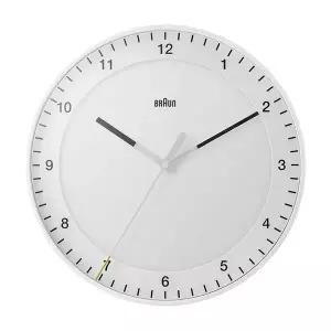 [신세계라이브쇼핑]브라운 BC17W 저소음 벽시계 지름 30cm