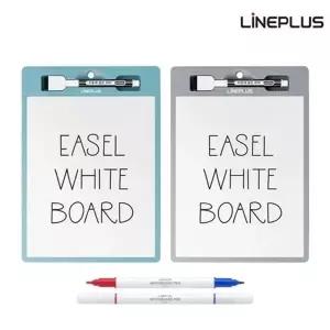 라인플러스 휴대용 A4 이젤 화이트 보드 칠판 메모판 (KYR-WAB923C)