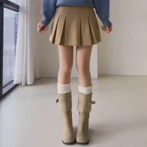 A라인 플리츠 미니 스커트 테니스 주름 치마 속바지내장