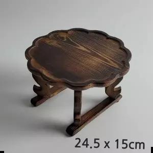 전통찻상 원목 개다리 소반 찻상 2호