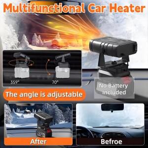 마키타 18V 배터리용 듀얼 USB 포트 충전식 휴대용 전기 자동차 히터 에어 쿨러 팬  윈드실드 디미스터 및