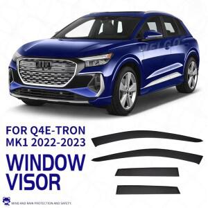 [호환품]Audi 호환 Q4 e-tron -Now Window Visor 에어 디플렉터 가드 레인 스모크 윈드 벤트 차양 셸터