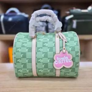 루이까스텔 여성 루이다미에 PVC 소가죽 크로스백 7LEBG487A