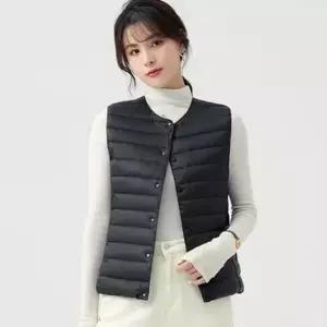 [라일리여성의류] Rly 초경량 여성 패딩 조끼 가벼운 여성 경량 조끼