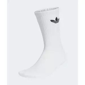 아디다스 트레포일 크루 삭스 쿠션 한 켤레 - 화이트 KE1340 417261