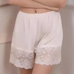 [룽스]인견원단과 화려한 레이스 속바지 쫄바지 여성 웨딩