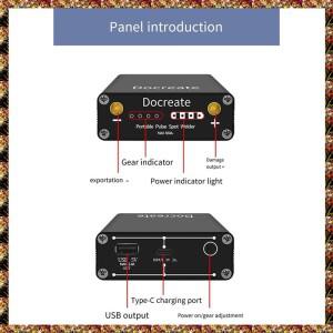 BTCL DH20 스폿 용접기 휴대용 핸드 헬드 9 기어 5V MAX2.4A 보조베터리 18650 리튬 배터리 니켈 시트