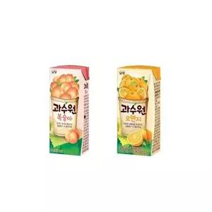 [작은언니네과수원]과수원 복숭아 190ml x 24개 + 오렌지 190ml x 24개