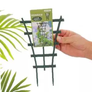 ksr 부채형 플라스틱 식물 지지대 15x25cm