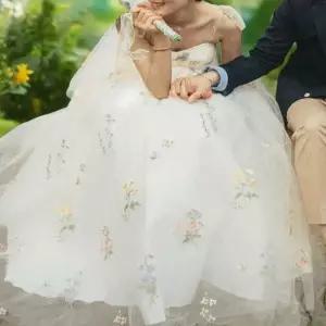 피로연드레스 랑잇langit 블랙 베이지 화이트 브라이덜 샤워 스냅 원피스 셀프 웨딩