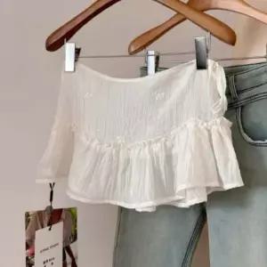 러블리 캐주얼 여성 레이어드 레이스 리본 랩스커트