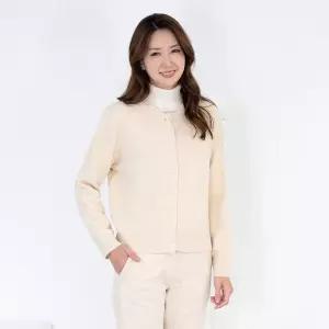 엄마옷 라운드 무지 단추니트 가디건 1GHJ25297 중년여성 마담 60 70대  빅사이즈 할머니