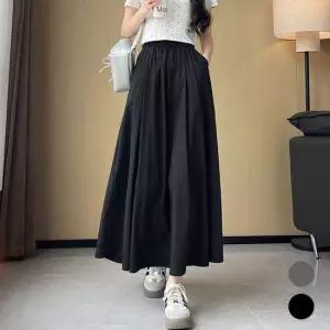 정장스커트 여성 깔끔 디자인 날씬핏 A라인 편한밴딩 스커트 치마