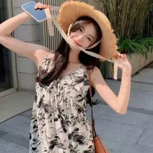 여자 휴양지 썸머 예쁜 해외 원피스 드레스 여행 나시