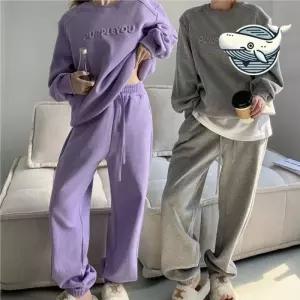 여자 여성 복 기모 포근한 기모 트레이닝 추리닝세트 여성트레이닝세트 조거 홈웨어