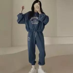 여자 여성 트레이닝복 츄리닝 맨투맨 조거 팬츠 밴딩 기모 겨울 세트