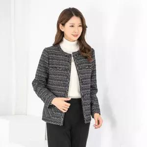 엄마옷 트위드 울모직 라운드정장 자켓 1GHJ25366 중년여성 마담 60 70대  빅사이즈 할머니