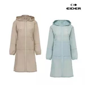 아이더 시어 여성 경량 롱 홑겹 바람막이 자켓 DWM25164 284453