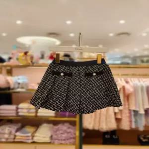 프렌치캣5 주니어 티파니블랙체크트위드주름스커트 (T61KAS010)