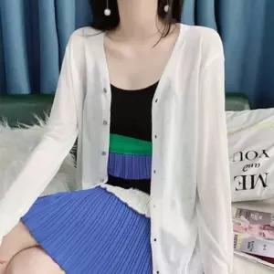 여자 가디건 시스루 가을 봄여름 얇은 코디룩 여리핏 신혼여행여자코디