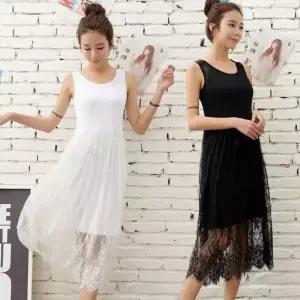 민소매 레이어드 레이스 원피스 봄원피스