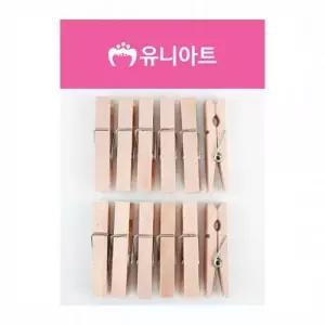 유니아트 나무집게 대 원목 개(1개입) (WFKGMQL)