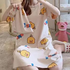 원피스 빅사이즈 홈웨어 임산부 잠옷 여름 롱