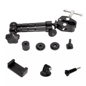 [룽스]클램프 매직 조명 암 거치대 미러리스 DSLR 액션캠