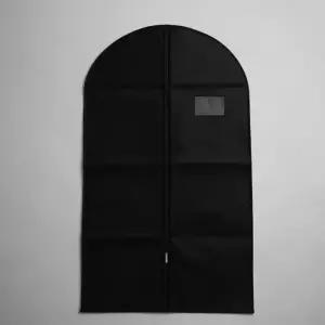 블랙 옷커버 중형 투명창 부직포