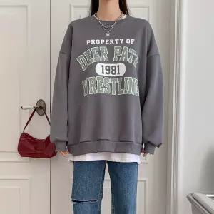 스포티나염기모롱맨투맨 BHO757M311 빅사이즈 사이즈에서 자유로운 그녀~