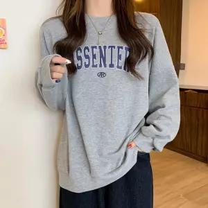 포인트프린팅오버맨투맨 DSJ737M311 빅사이즈 사이즈에서 자유로운 그녀~