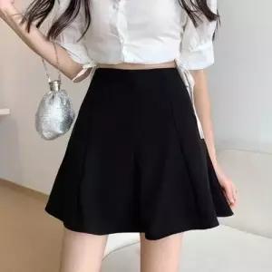 치마바지 플리츠 하이웨이스트 여자 미니스커트 A라인 WFLOZQ1