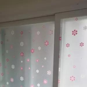 창문용인테리어시트 꽃무늬단열필름 10m 단열뽁뽁이 꽃무늬 (WFKHER5)