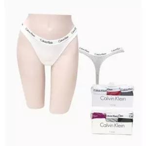 [Calvin Klein]UNDERWEAR CK 캘빈클라인 여성 티팬티 3장세트 QD3587 698517