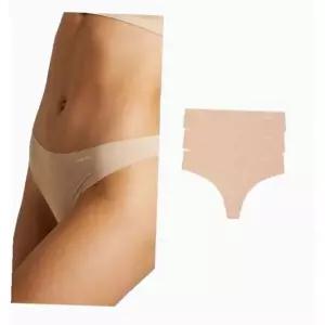 [Calvin Klein]UNDERWEAR CK 캘빈클라인 여성 팬티세트 심리스 티팬티 3팩 스킨베이지 698272