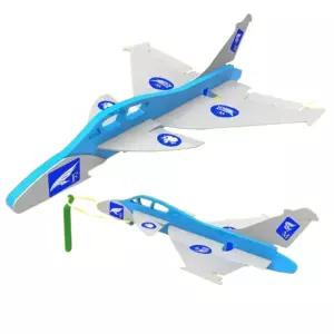 5개세트 슈팅글라이더 비행기키트 에어글라이더건 핸드 고무줄 만들기