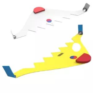 5개세트 삼각 에어 글라이더만들기 활공 비행기키트 항력 무동력 양력