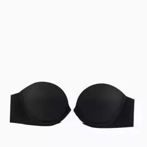 [Calvin Klein]UNDERWEAR CK 여성 퍼펙틀리 핏 푸쉬업 스트랩리스 브라 QF8252 BLACK 697821