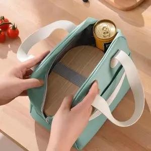 도시락 보온 보냉 방수 피크닉 은박 가방 스마일 런치백 (WFK30FA)