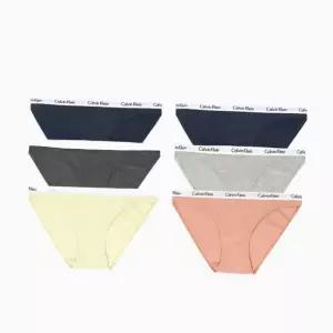 [Calvin Klein]UNDERWEAR 캘빈클라인 언더웨어 여성 팬티 3장 세트 코튼 립 비키니 QP3266O P003703433 ...