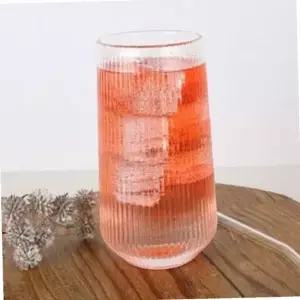 마카 유리컵 카페 물컵 내열 유리잔 글라스 470ml 4P