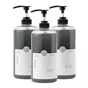 [1kgx3] 숯한날 친환경 1종 주방세제 과일 세척가능한 멀티형 대용량